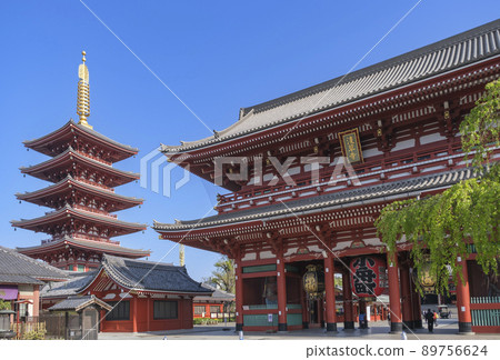Sensoji Temple Fresh Green Precincts Taito-ku, Tokyo 89756624