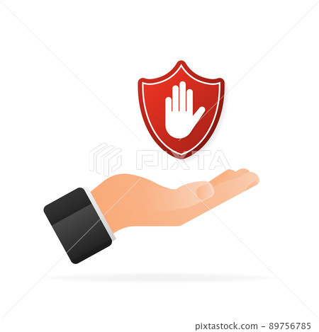 Advertising with ad blocked for promotion design. Vector illustration Advertising with ad blocked for promotion design. Vector illustration 89756785