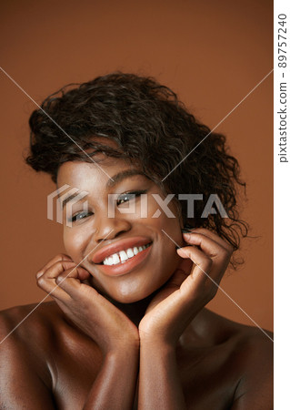 Dreamy Positive Young Woman Dreamy Positive Young Woman 89757240