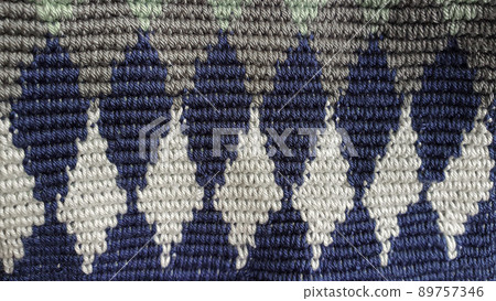 Handmade bags. Knitted from colored threads. Volumetric and comfortable to wear with a long handle. 89757346