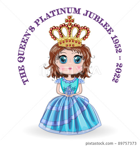 Queen Elizabeth Platinum Jubilee celebration poster. Queen reigns for 70 years Queen Elizabeth Platinum Jubilee celebration poster. Queen reigns for 70 years 89757373