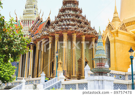 The Royal Grand Palace and Temple of the Emerald Buddha Bangkok, Thailand - May 8,2022 89757478