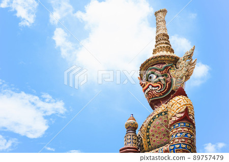 The Royal Grand Palace and Temple of the Emerald Buddha Bangkok, Thailand - May 8,2022 89757479