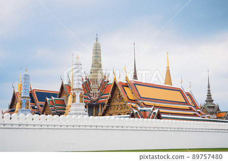 The Royal Grand Palace and Temple of the Emerald Buddha Bangkok, Thailand - May 8,2022 89757480