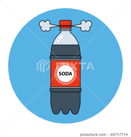 open a large bottle of soda. gas release. open a large bottle of soda. gas release. 89757734