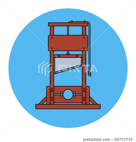 wooden guillotine for the execution of a person. wooden guillotine for the execution of a person. 89757735