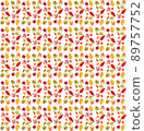 Pattern material of autumn leaves 89757752