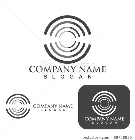 C Circle ring logo Template vector icon C Circle ring logo Template vector icon 89758930
