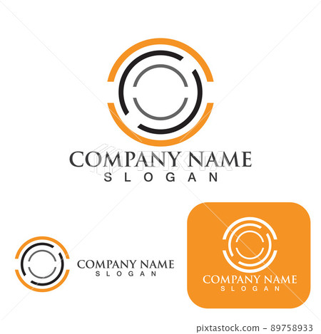 C Circle ring logo Template vector icon C Circle ring logo Template vector icon 89758933