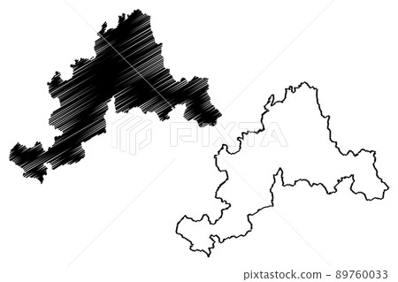 Jhalawar district (Rajasthan State, Republic of... - Stock Illustration  [89760033] - PIXTA