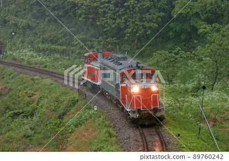 Oito Line Hiraiwa-Kita-Otari JR West DD16-304 + Maya 34-2005 + DE10-1598 89760242