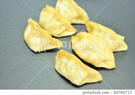 fried gyoza fried gyoza 89760713