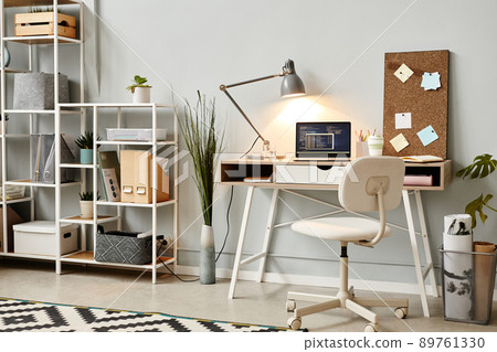 Home Office Workplace in White Home Office Workplace in White 89761330