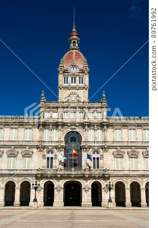 The Town Hall of A Coruna in Galicia, Spain 89761992