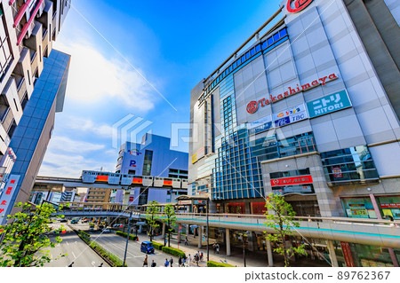 Tachikawa City, Tokyo Cityscape at the north exit of Tachikawa Station Tachikawa Takashimaya 89762367