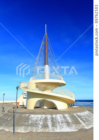 [Chiba] Kujukuri Beach Tower in fine weather 89762503