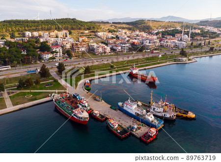 Aliaga city in Izmir Province Aliaga city in Izmir Province 89763719