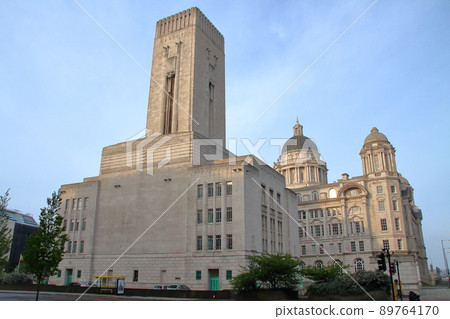 英國(UK) 世界遺產名錄海洋商業城市利物浦三女神的三女神皮爾黑德 89764170