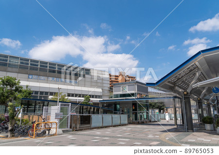 Scenery in front of the station Dainichi Station 89765053