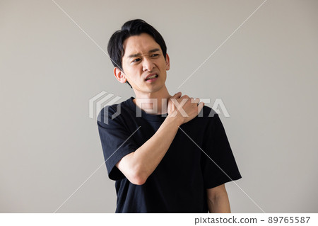 Male stiff neck Male stiff neck 89765587