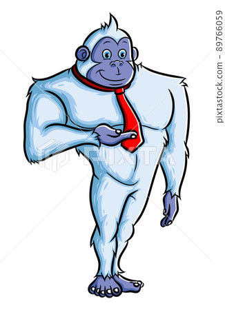 The waiter yeti is respecting other 89766059