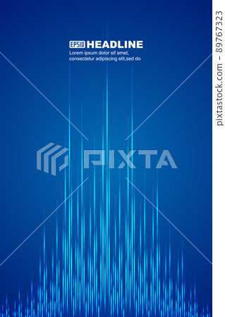 Glowing lines internet speed sense vector background emitting upwards Glowing lines internet speed sense vector background emitting upwards 89767323