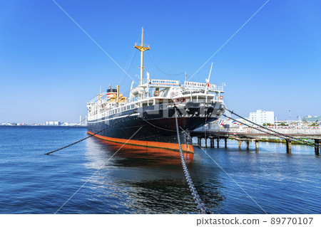 [Kanagawa Prefecture] Hikawa Maru in Yokohama feels powerful 89770107