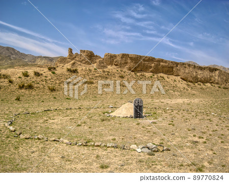 Alxa Left Banner, Inner Mongolia Autonomous Region, China [Great Wall of China] Sanguankou Great Wall 89770824