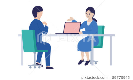 I will explain in detail! Illustration material 89770945