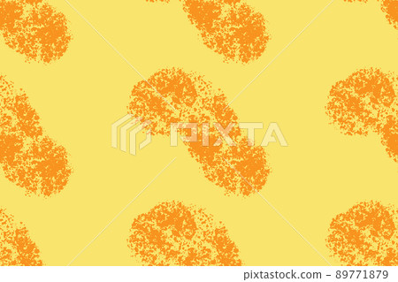 Abstract Repeating Pattern In Orange And Yellow 89771879