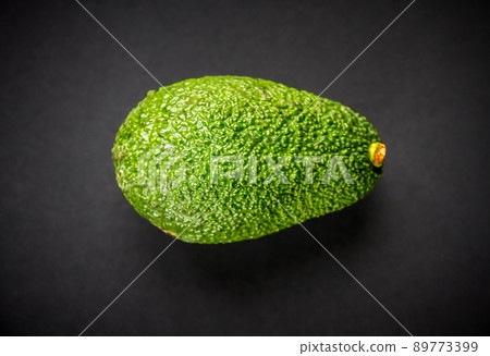 Avocado isolated on a black background 89773399