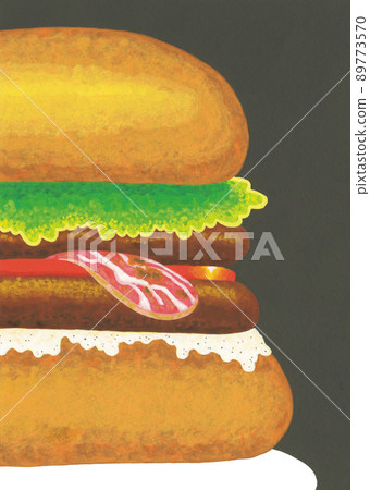 Delicious hamburgers 89773570