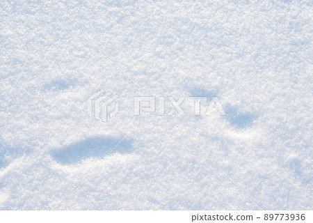 Footprints in snow Footprints in snow 89773936