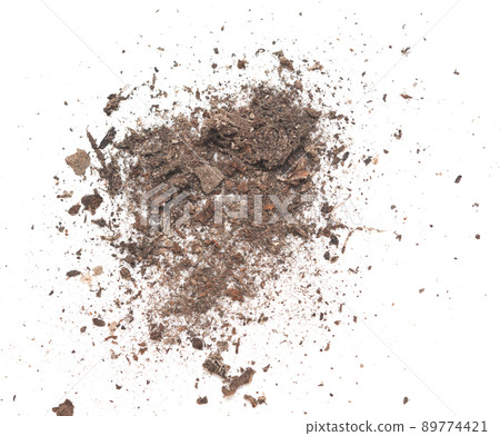 Soil on white 89774421