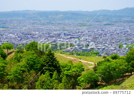 View from the top of Mt. Wakakusa in May ・ Center of the prefectural office 89775712