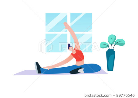 Yoga can help balance the body very well for everyone. Yoga can help balance the body very well for everyone. 89776546