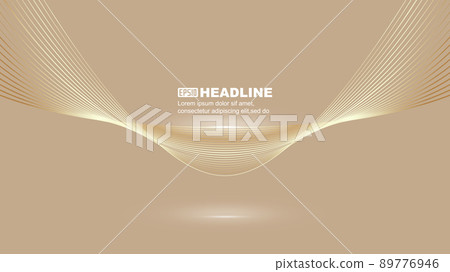 abstract golden wave light abstract texture texture background 89776946