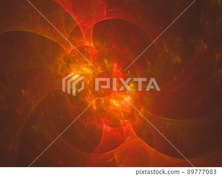 Abstract fractal art background, suggestive of fire flames and hot wave. Computer generated fractal illustration art fire theme. Abstract fractal art background, suggestive of fire flames and hot wave. Computer generated fractal illustration art fire theme. 89777083