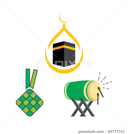 Islamic drum icon 89777351