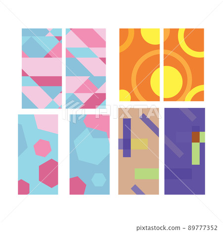 Abstract shape background Abstract shape background 89777352