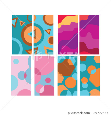 Abstract shape background Abstract shape background 89777353