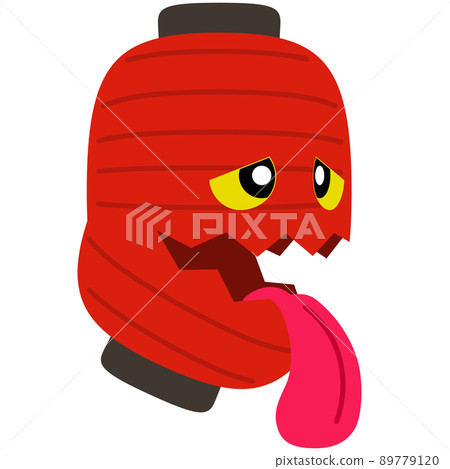 Illustration of a lantern ghost Illustration of a lantern ghost 89779120