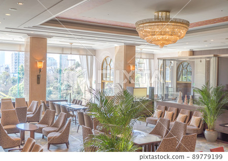 Beautiful hotel lobby Beautiful hotel lobby 89779199