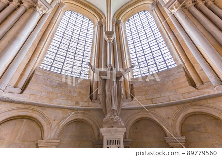 Saint Mary Magadalene abbey, Vezelay, France, interiors 89779560