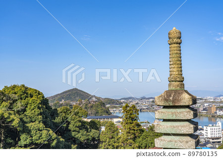 View of the pagoda and Inuyama View of the pagoda and Inuyama 89780135