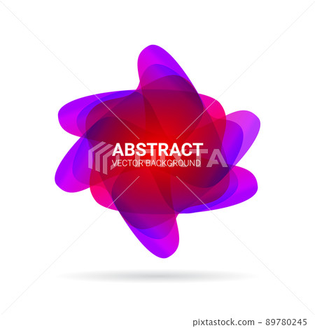Abstract fluid symbol. Blur gradient colors logo with soft transition effect. Modern futuristic colorful shape pattern. Vector design element Abstract fluid symbol. Blur gradient colors logo with soft transition effect. Modern futuristic colorful shape pattern. Vector design element 89780245
