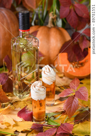 Boozy Pumpkin Pie Shooters Boozy Pumpkin Pie Shooters 89781551
