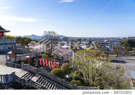 Inuyama Naritayama spring precincts scenery Inuyama Naritayama spring precincts scenery 89781803