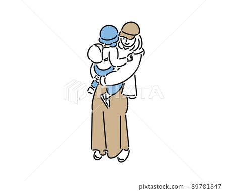 Mom hugging her little boy Mom hugging her little boy 89781847