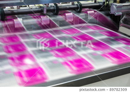 printing process in modern printing house 89782309